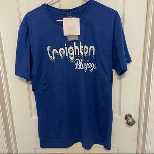 Creighton Bluejay’s T-shirt.  Retro look.  NWT.